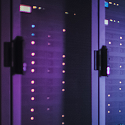 Purple Server Rack
