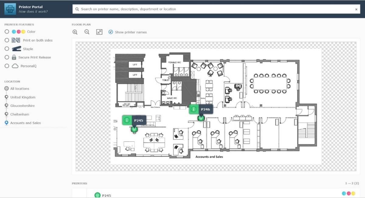 LRS Printer Portal