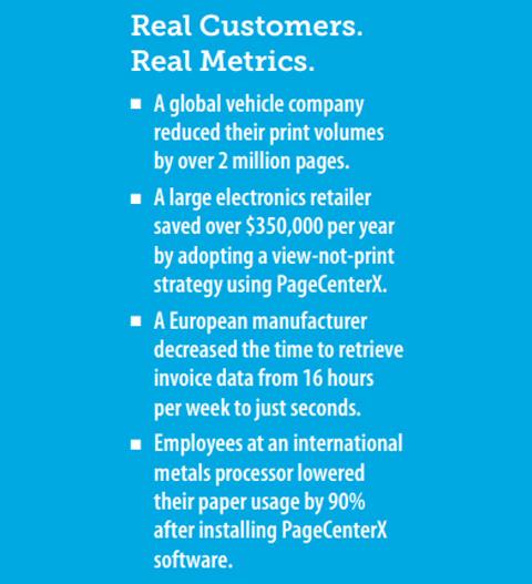 LRS PageCenterX Metrics