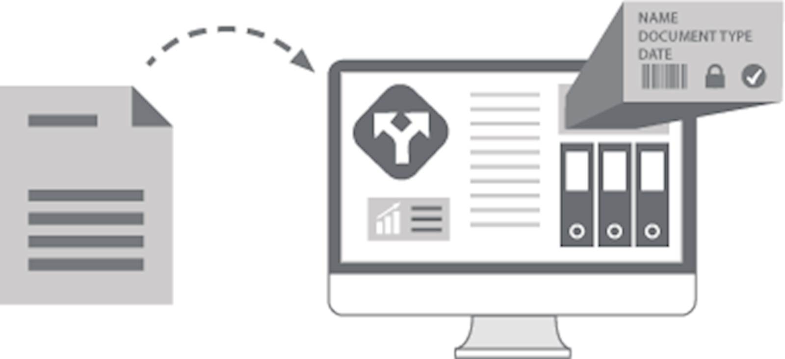 Drivve DM Document Management Graphic