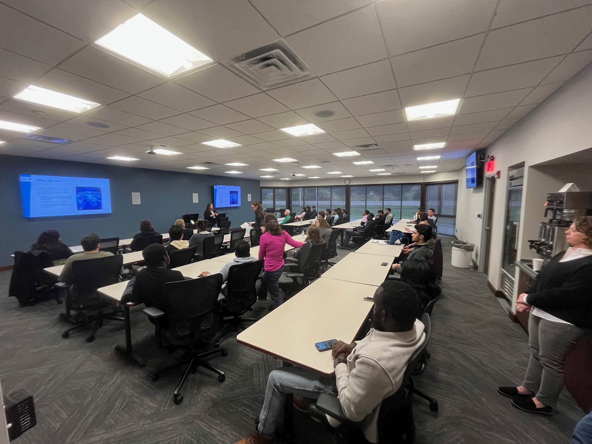 Students in LRS Auditorium
