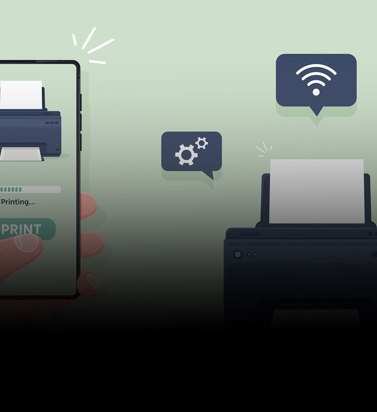 Infrastructureless Internet Printing