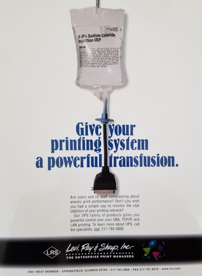 LRS Printing Advert Throwback