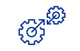 Functionality Icon Outline Blue