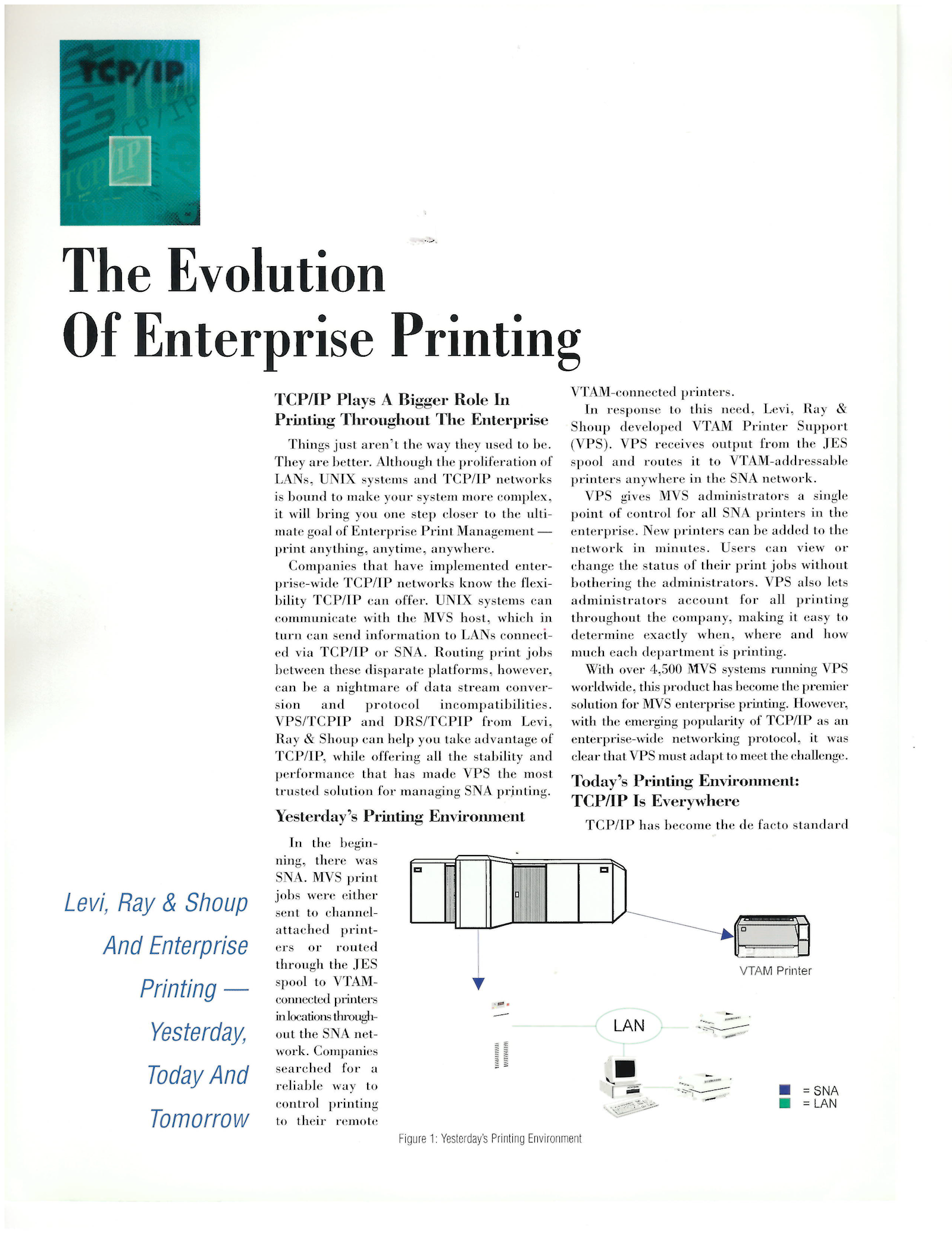 Evolution of Enterprise Printing