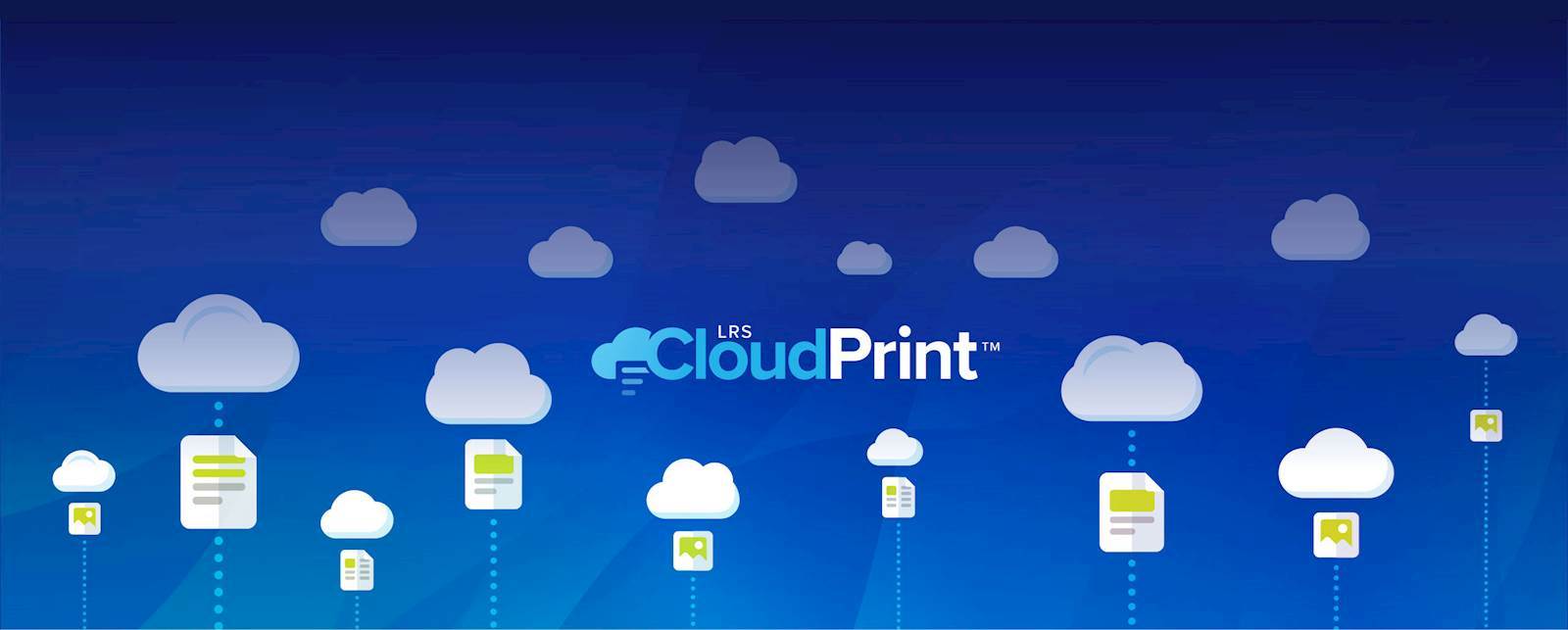 Cloud print graphic