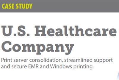 US healthcare company case study