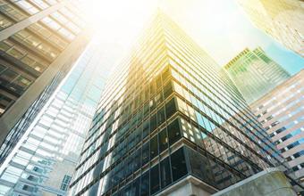 Buildings in a city