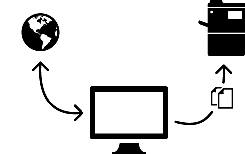 Globa print infrastructure