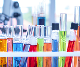 Colorful Lab Test Tubes