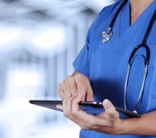 Medical Staff with iPad